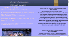 Desktop Screenshot of closedcaptioningjobs.com